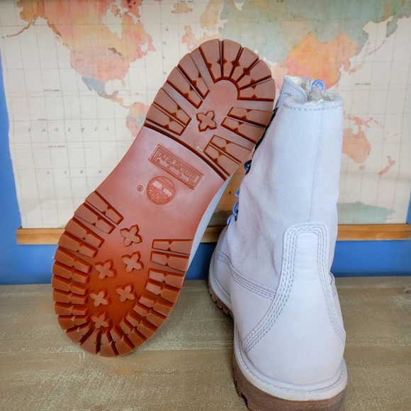 BRAND NEW Timberland 6" WP FLEECE FOLD DOWN Women's Size 10.0 - Picture 4 of 6